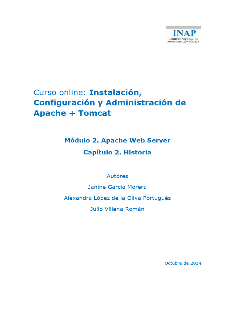 Historia del Servidor Apache | PDF | Servidor HTTP Apache | Software