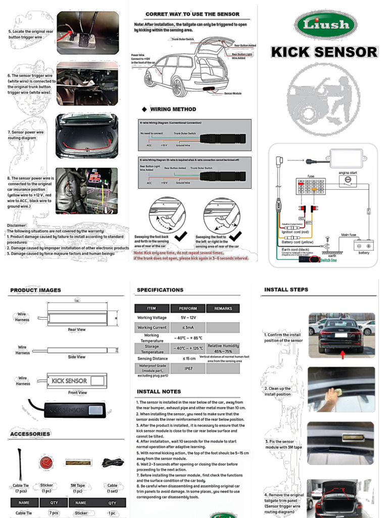 Manual Kick Sensor | PDF