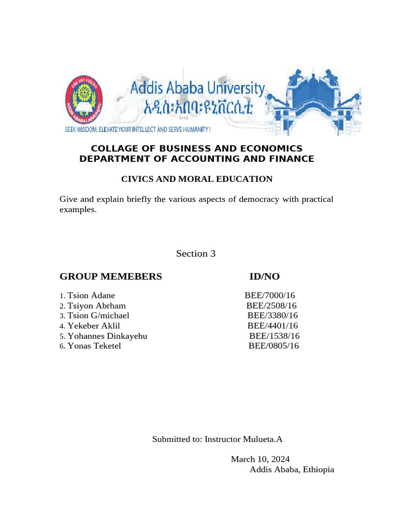 Moral Assignment 1 Pdf Political Ideologies Democracy