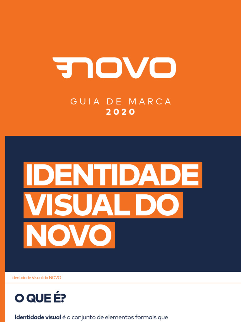 Guia de Identidade Visual do NOVO | PDF | Cor | Design gráfico