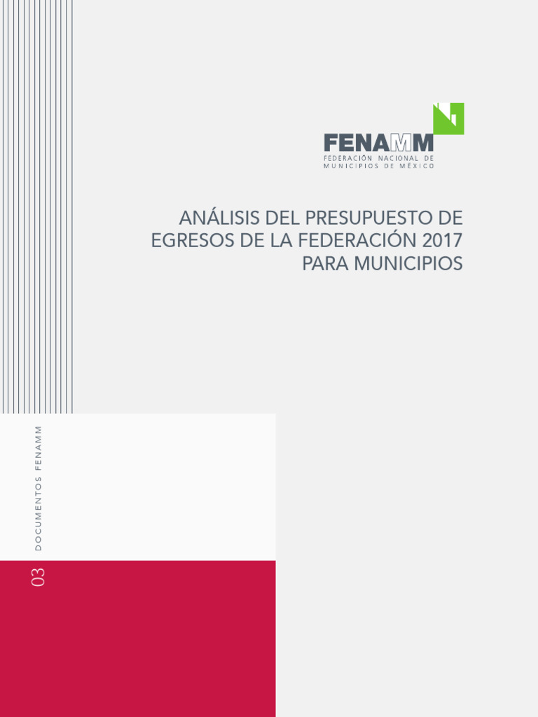 Análisis Del Presupuesto de Egresos de La Federación 2017 para ...