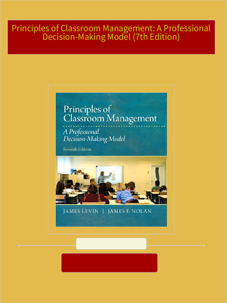 Download full principles of classroom management a professional