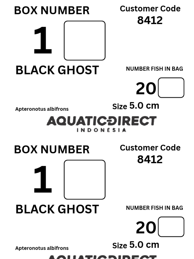 Fish Inventory List and Details | PDF | Fish | Fishkeeping