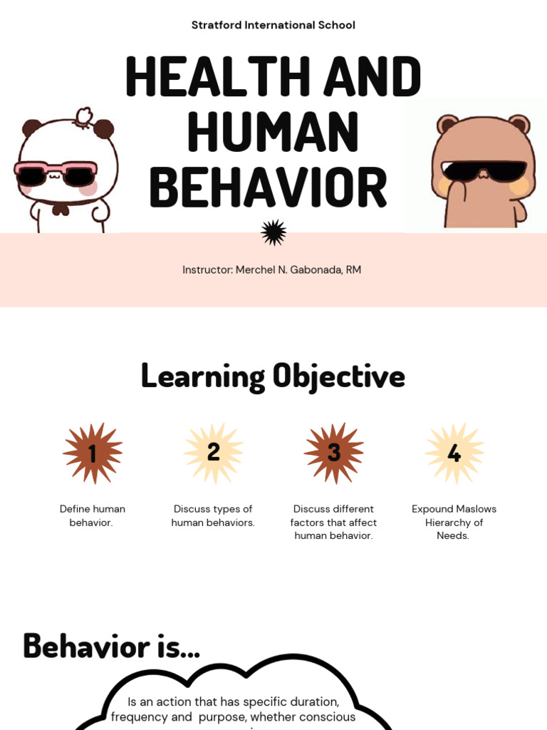 Human Behavior & Health Factors | PDF | Attitude (Psychology) | Behavior