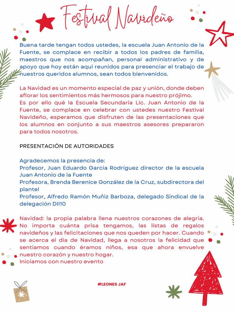Festival Navideño | PDF | Navidad