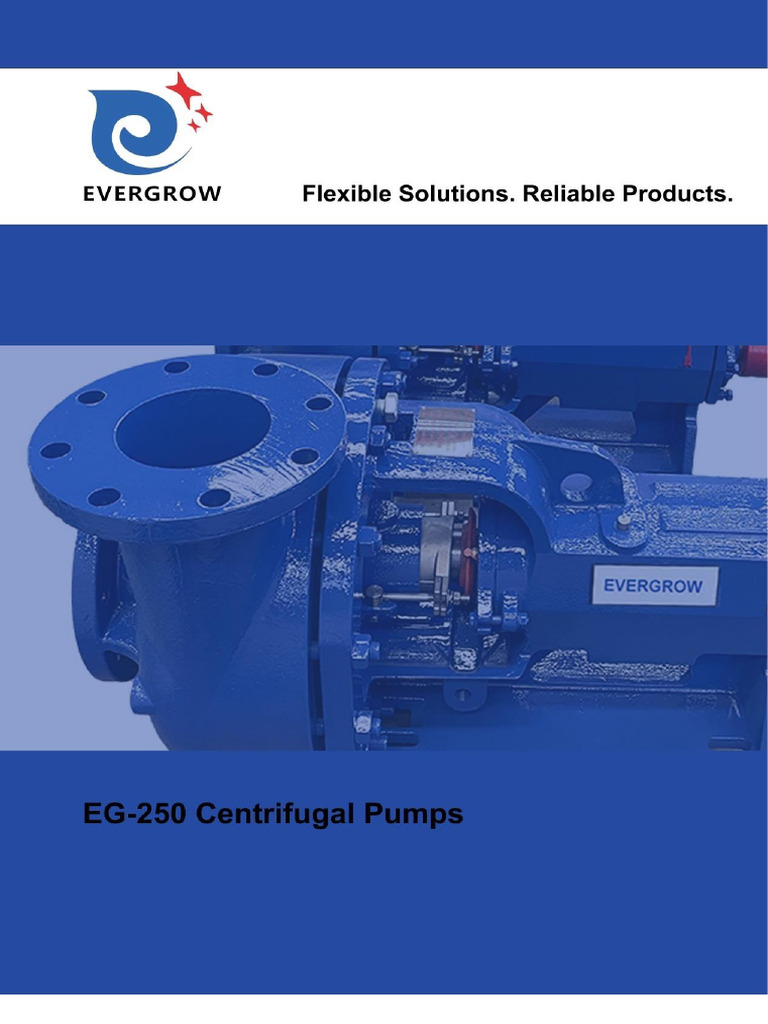EG-250 Centrifugal Pump Guide | PDF | Pump | Bearing (Mechanical)
