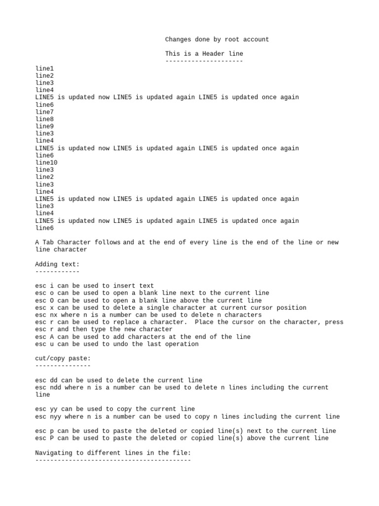 Root Account Changes and vi Commands | PDF | Computing | Software
