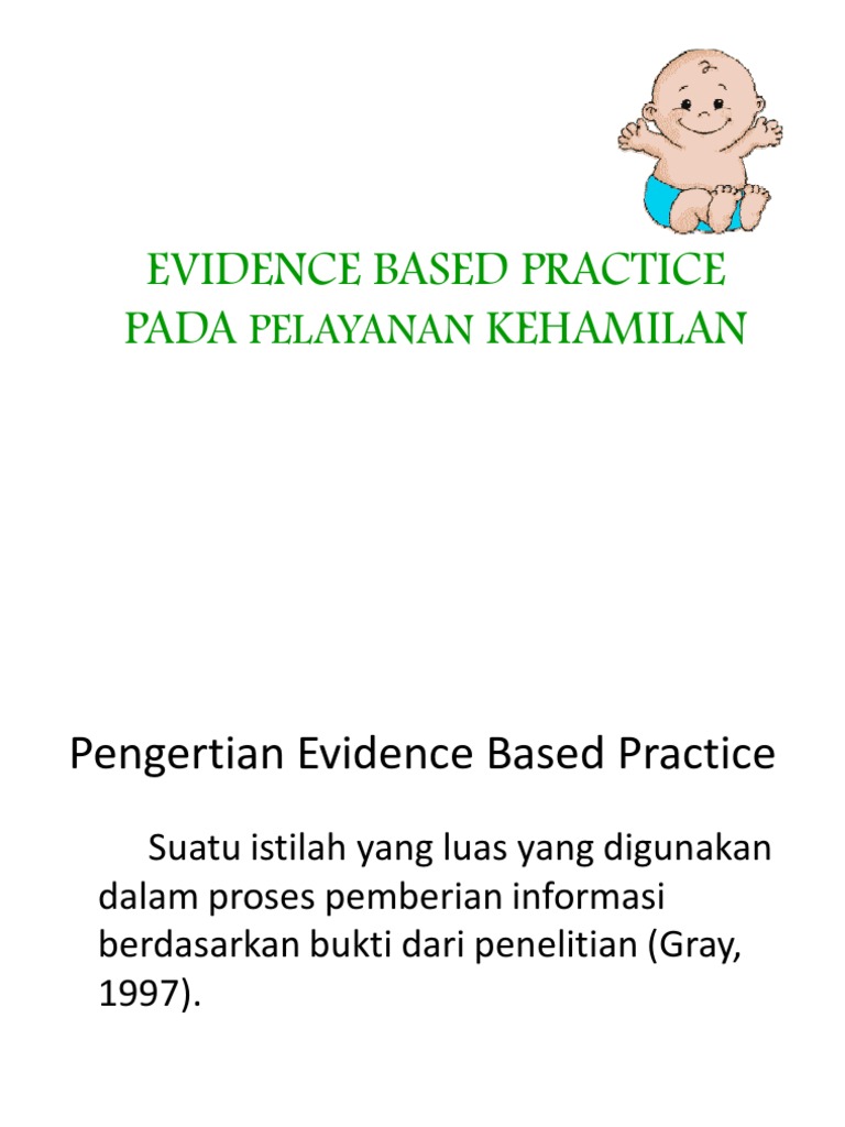 Evidence Based Practice Pada Pelayanan Kehamilan | PDF | Kesehatan Holistik