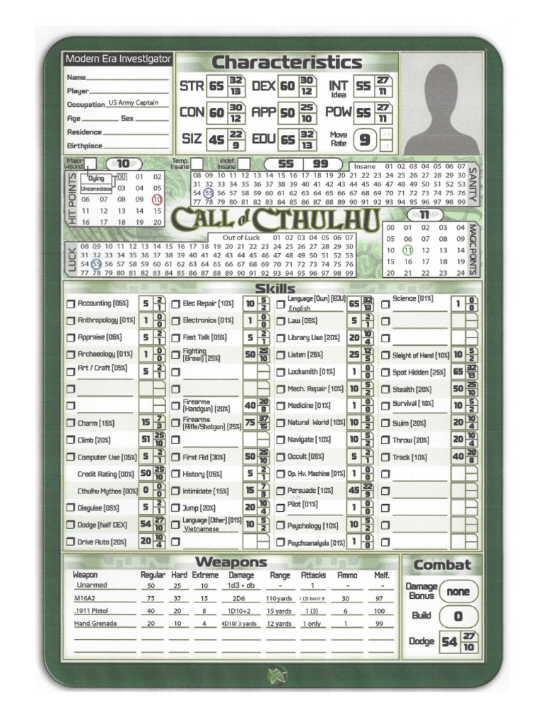 Easier-to-Fill-the-Ocean-CoC-Characters | PDF