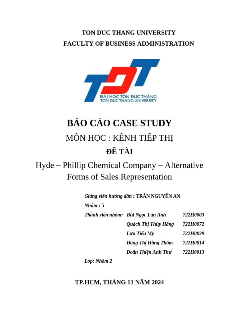 Report - Case Study | PDF