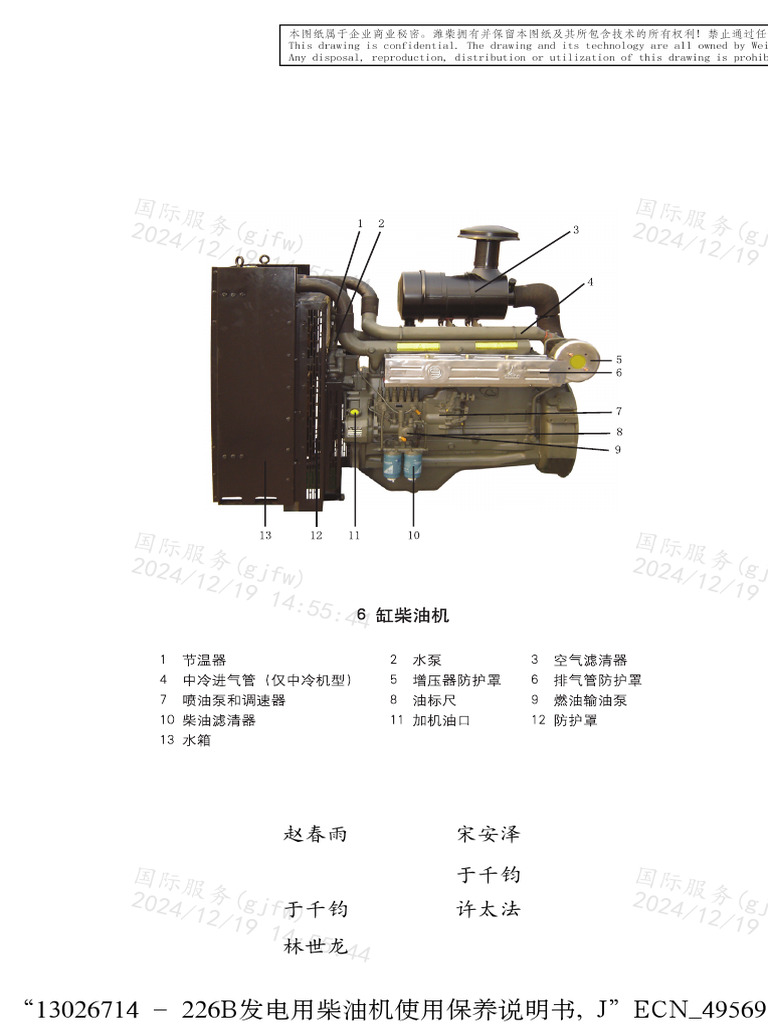 WeiChai Emergency Generator Manual | PDF