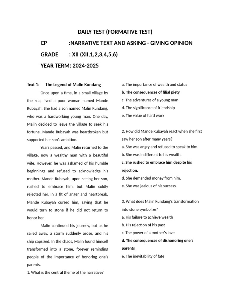 Master soal formatif test 1 kelas xii pdf