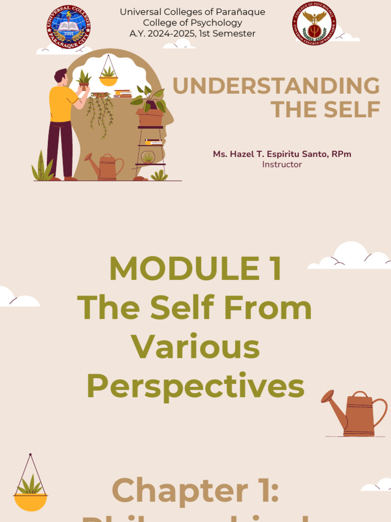 Understanding the self module 1 chapter 1 2 pdf tman hinduism id