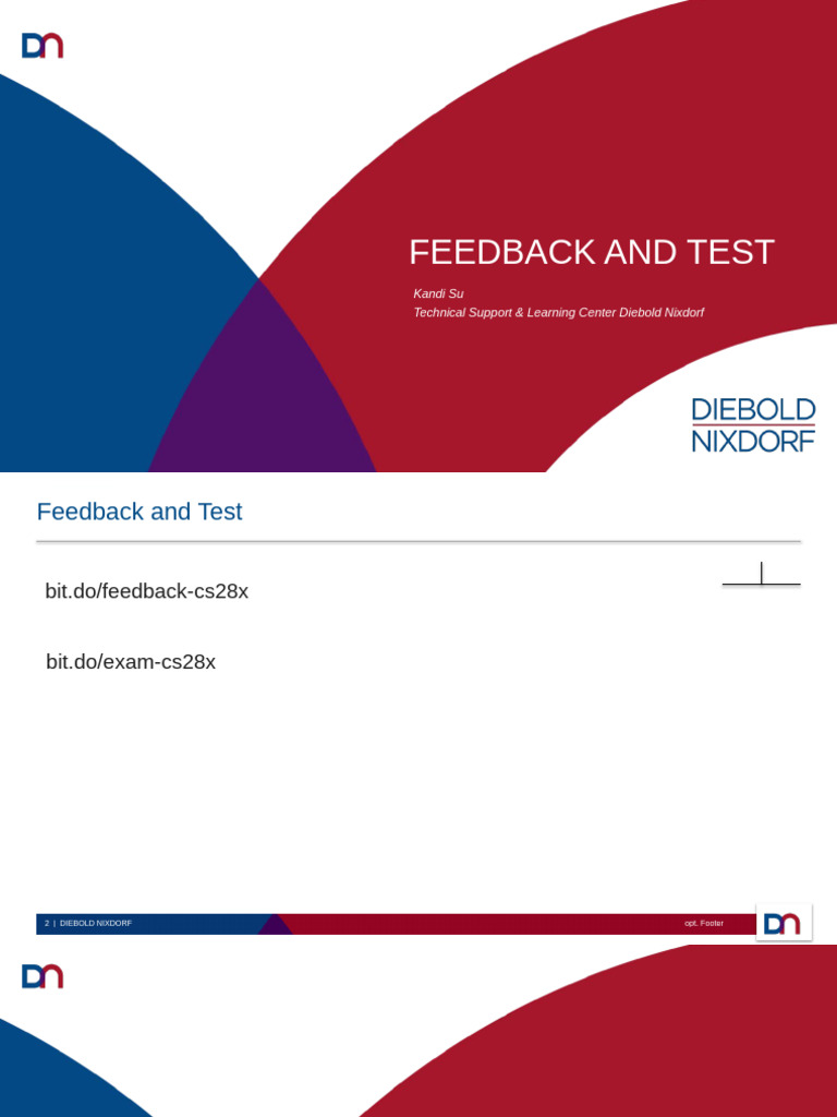 Slide Training Feedback - Exam | PDF