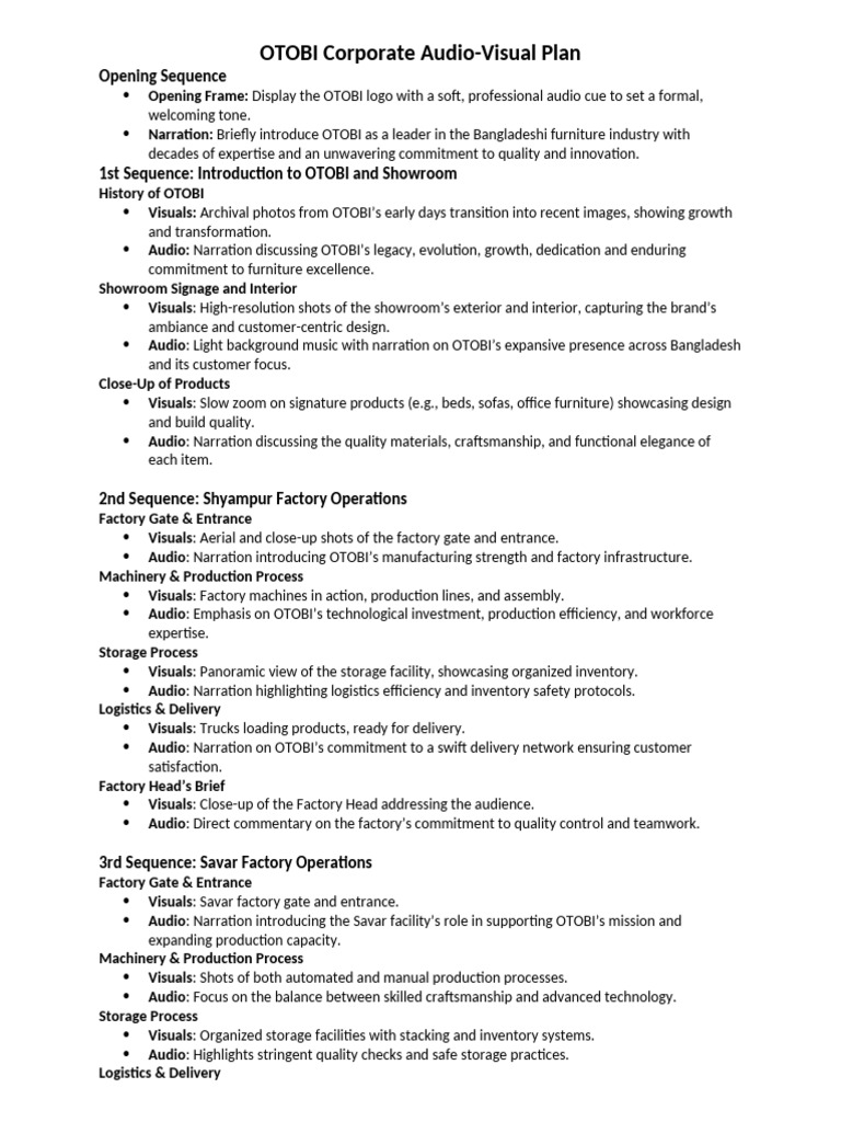 OTOBI Corporate AV Plan V4 | PDF | Logistics | Business