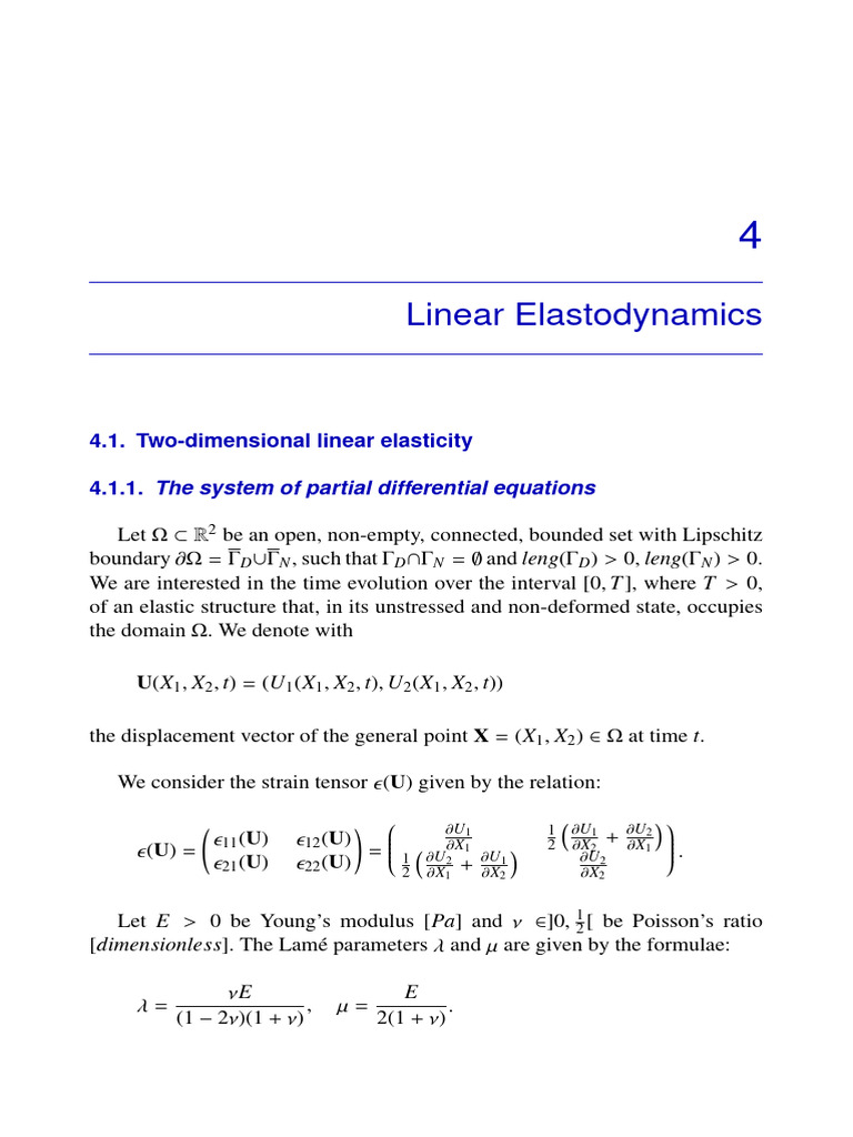 4 - Linear Elastody - 2017 - Stable Numerical Schemes For Fluids ...