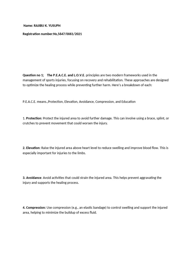 Sports Injury Management Frameworks | PDF | Bone | Knee