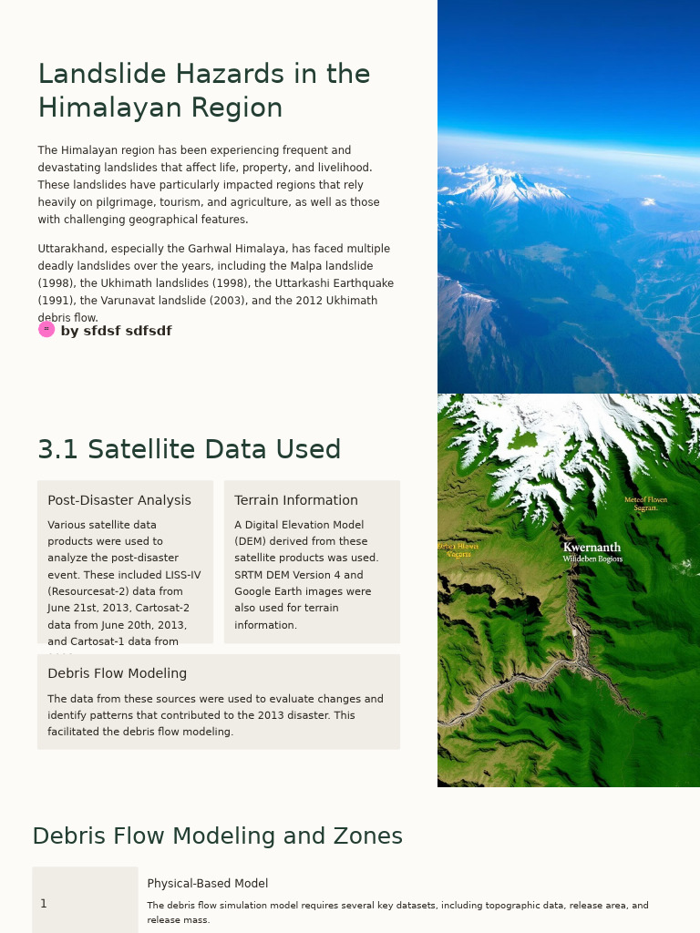 Landslide Hazards In The Himalayan Region Pdf Landslide Friction