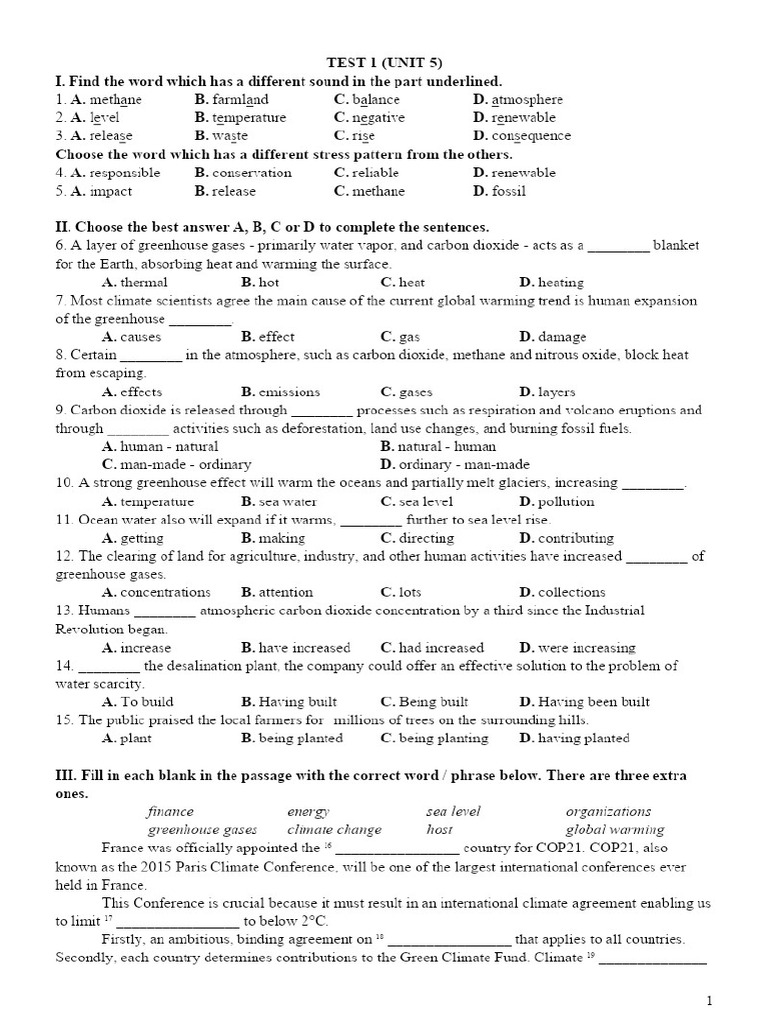 15 Unit 5 Test 1doc 1600 PDF - Gdrive.vip | PDF