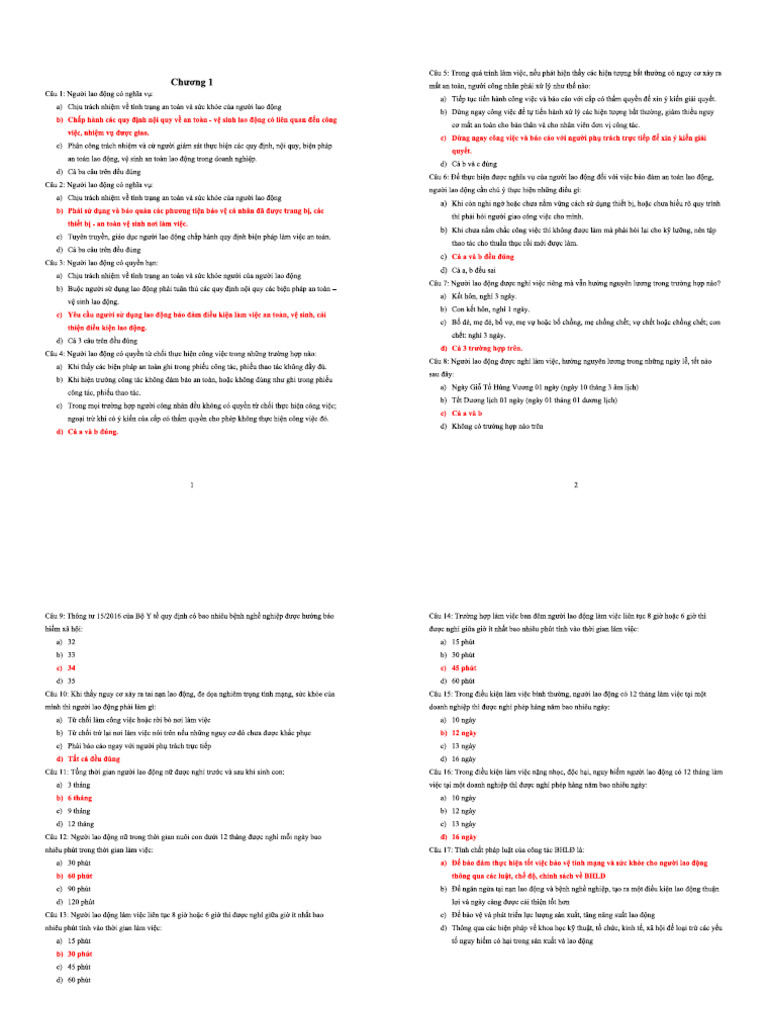 Trac Nghiem | PDF