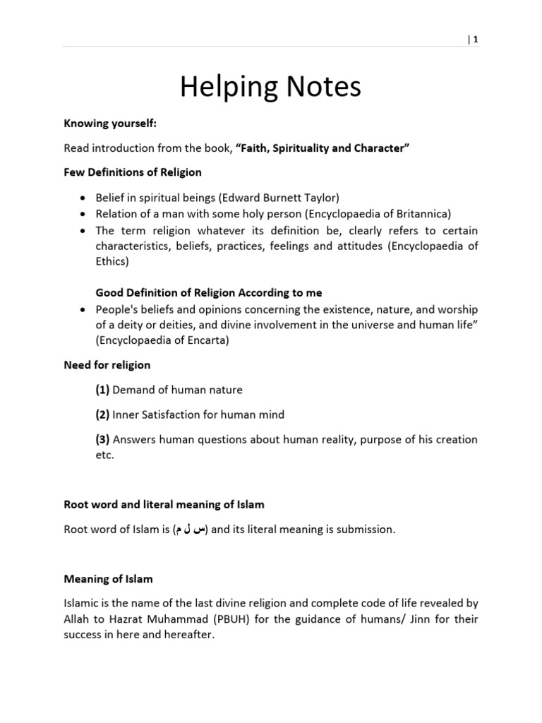 Understanding Islamic Beliefs and Aqaid | PDF | Prophets And Messengers ...