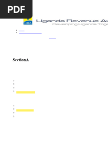 URA TEST for Uganda Gorilla assessment 