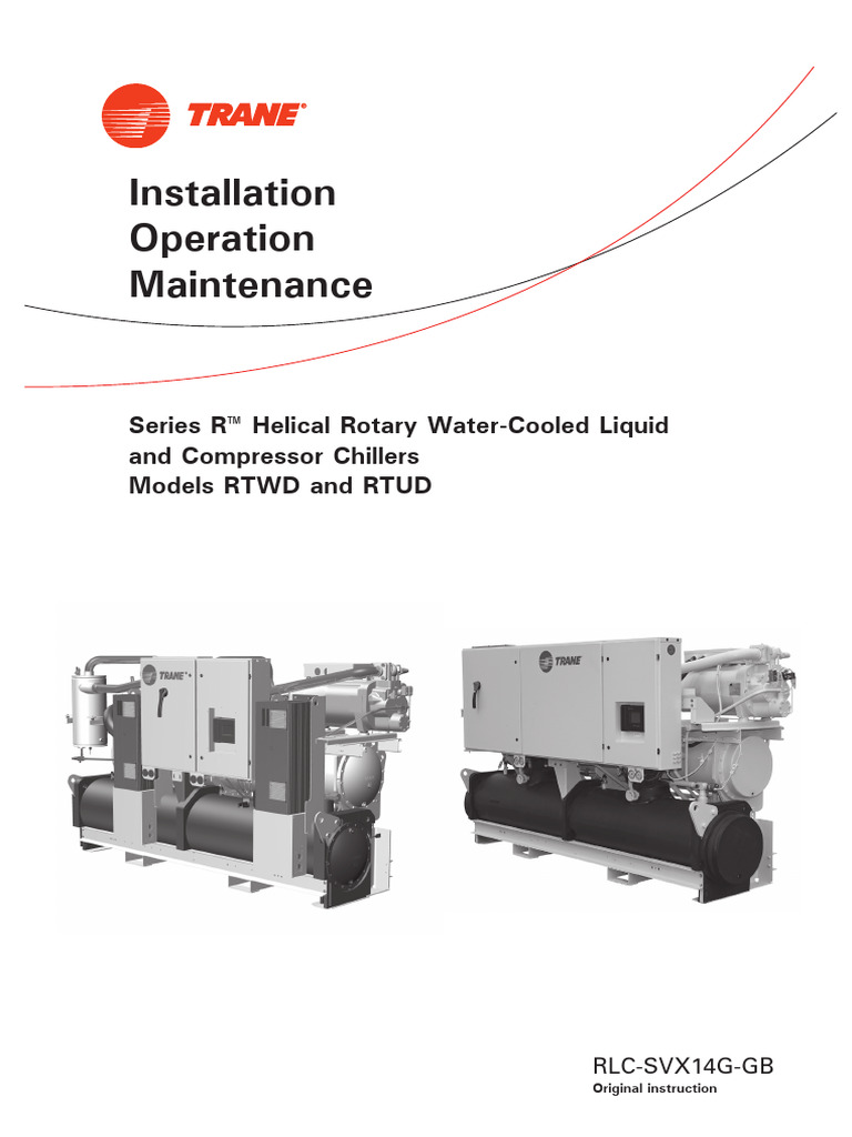 RTWD Iom | PDF | Home Appliance | Engineering Thermodynamics