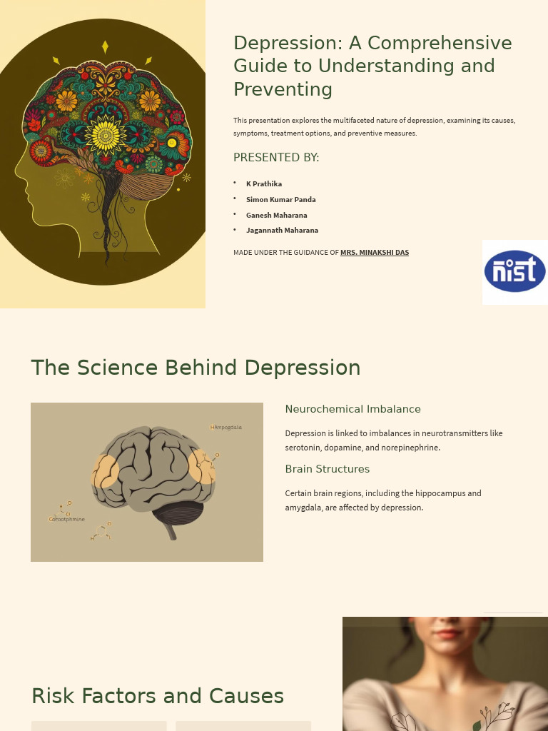 Depression A Comprehensive Guide To Understanding and Preventing | PDF ...