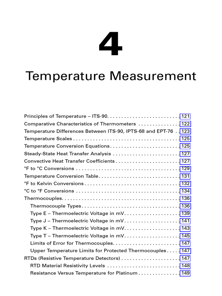 Temperature Measurement Principles Guide | PDF | Scientific Phenomena ...