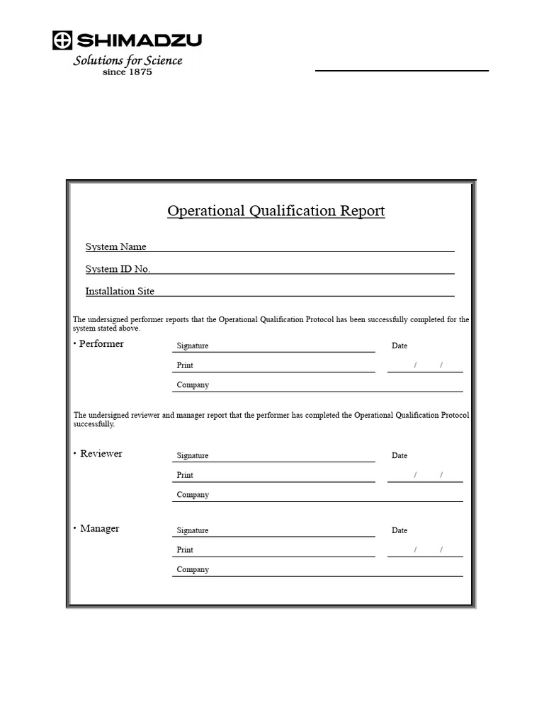Shimadzu LCMS Operational Qualification | PDF | Ultraviolet–Visible ...