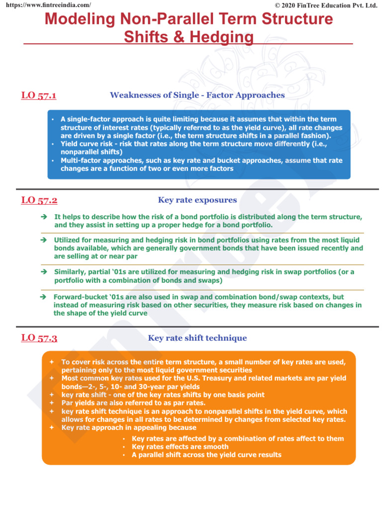 16.modeling Non-Parallel Term Structure Shift - Hedging | PDF | Yield ...