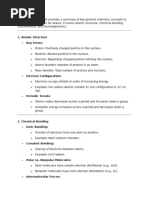 Chemistry Cheat Sheet - Stoichiometry, Equilibrium, and Kinetics | PDF ...
