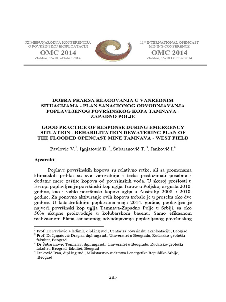 Dobra Praksa Reagovanja U Vanrednim | PDF
