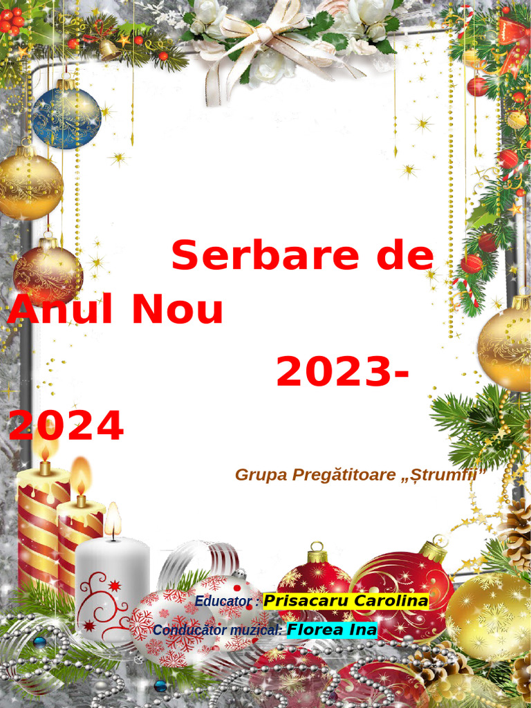 Serbare de Anul Nou 2019 | PDF