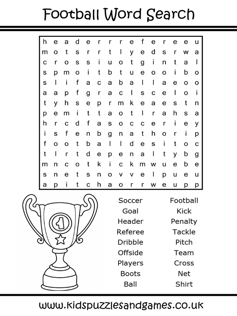 Football Word Wall