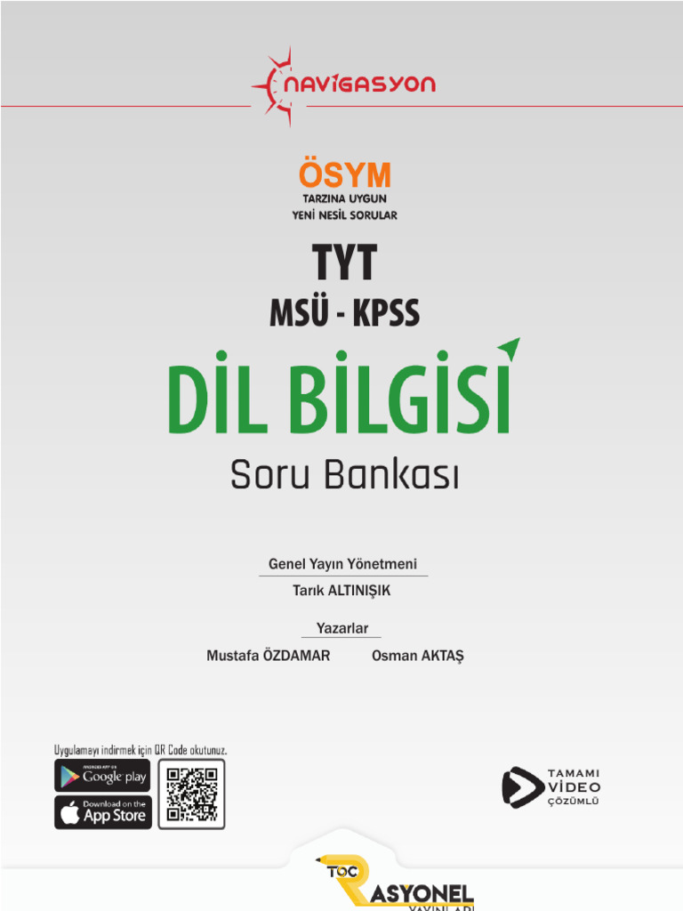 Rasyonel Tyt Di̇l Bi̇lgi̇si̇ 2025 SB | PDF