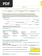 Saskatchewan Move Form Instructions | PDF | Landlord