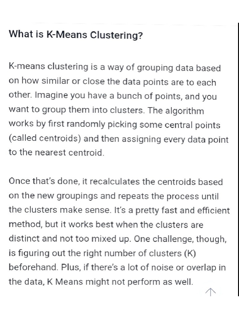K-Mean Clustering | PDF