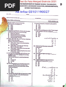 ETEA DM All Past Papers by Muhammad Ali 