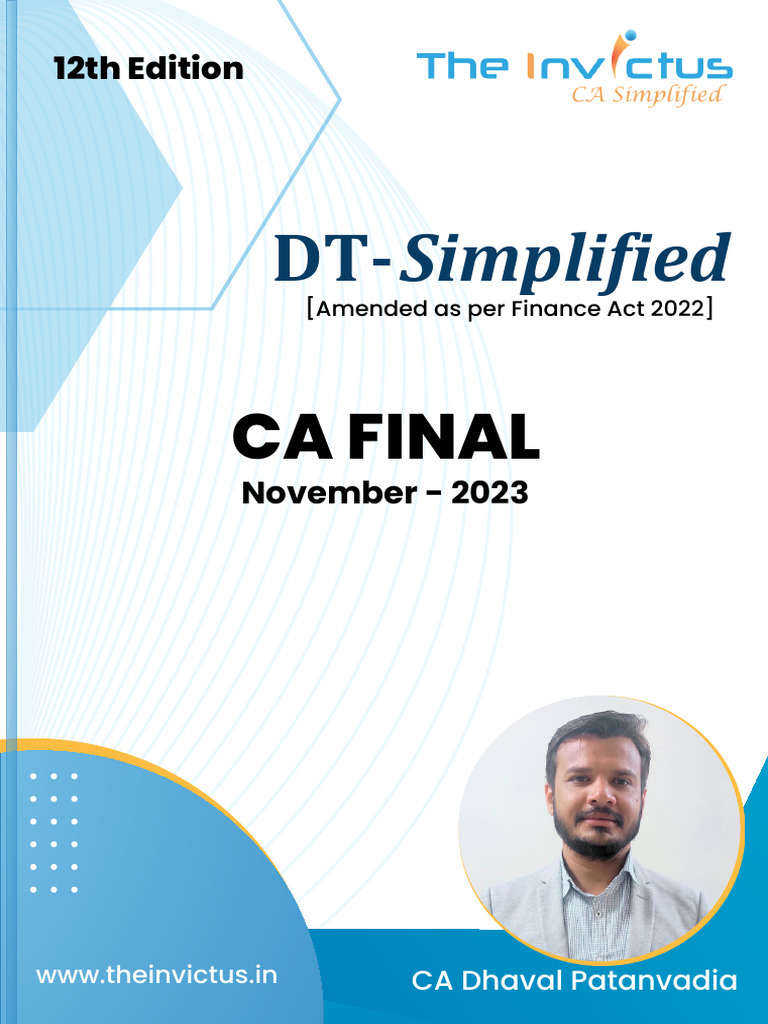 DT Simplified N23 Part I-4 | PDF | Tax Deduction | Capital Gains Tax