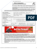 Ela1 - IRCTC LTD, Booked Ticket Printing