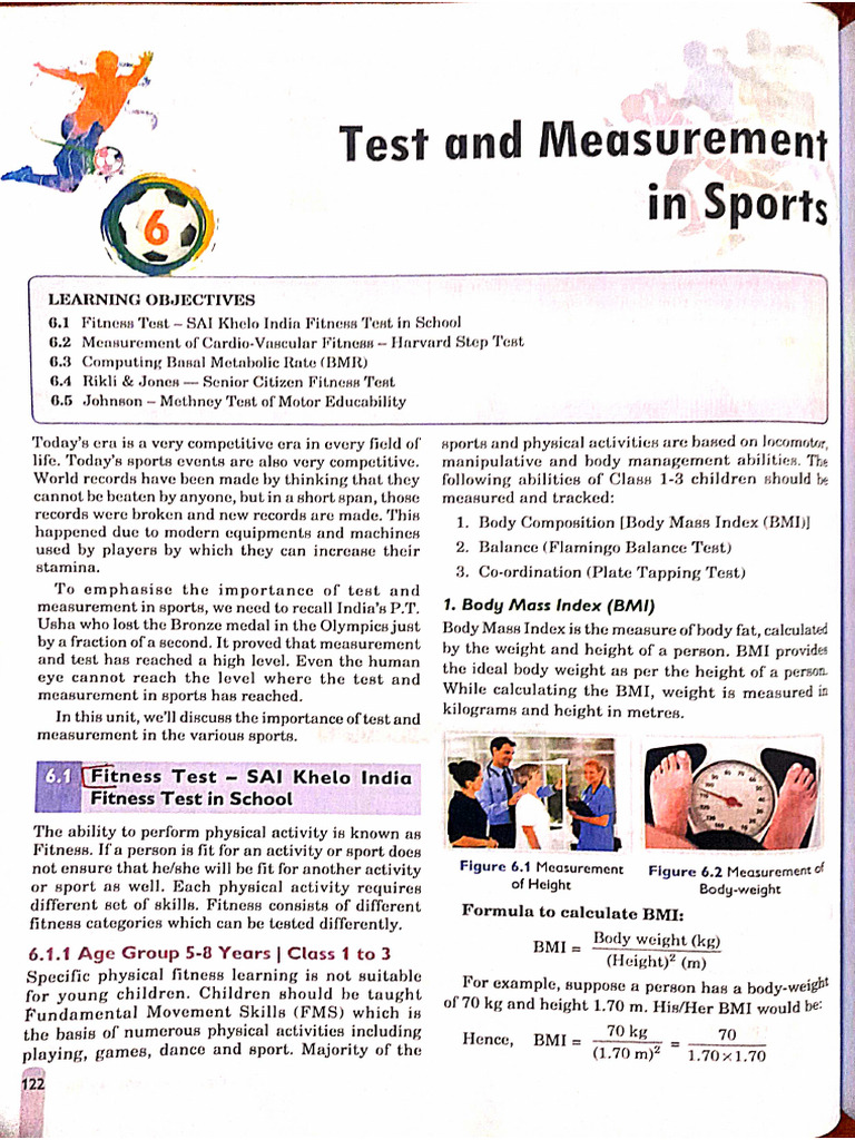 Fit Test - Sai Khelo India Fitness Test in School | PDF