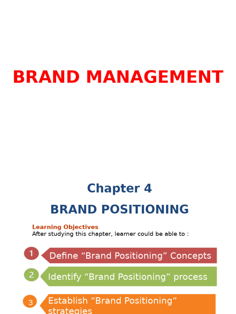 Brand Positioning Strategies Explained | PDF | Brand | Marketing