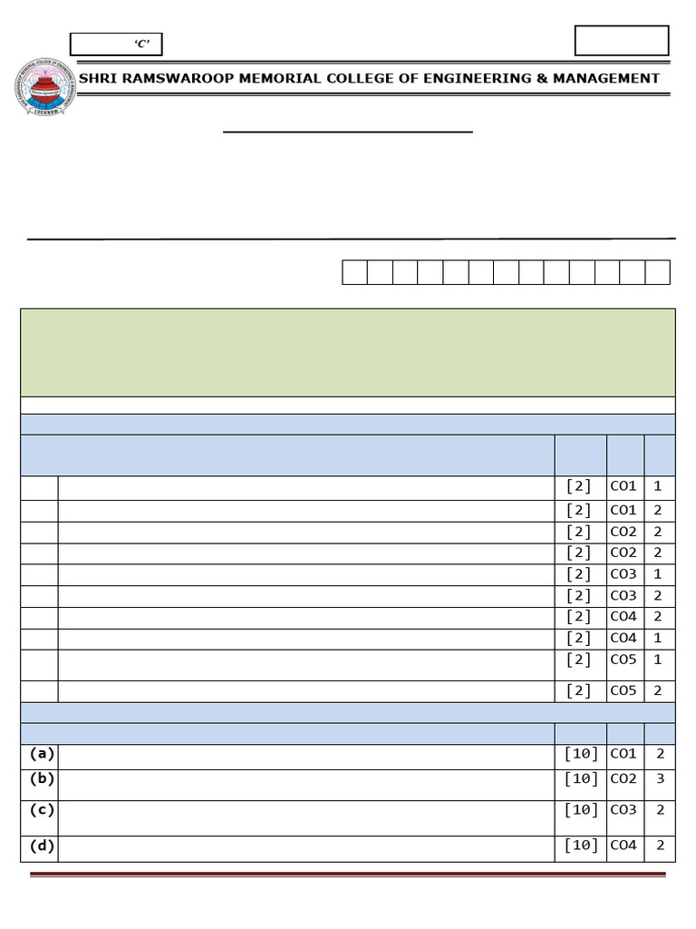 B. Tech Web Technology Exam Paper 2023 | PDF | Computing | Software ...