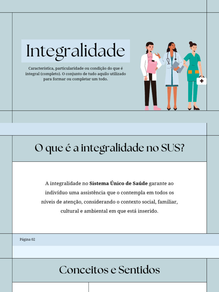 Integralidade no SUS: Conceitos e Desafios | PDF
