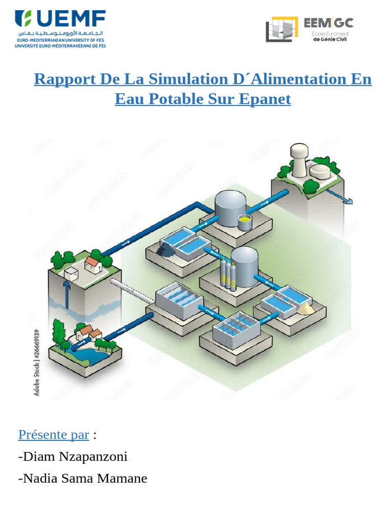 Simulation AEP avec EPANET | PDF