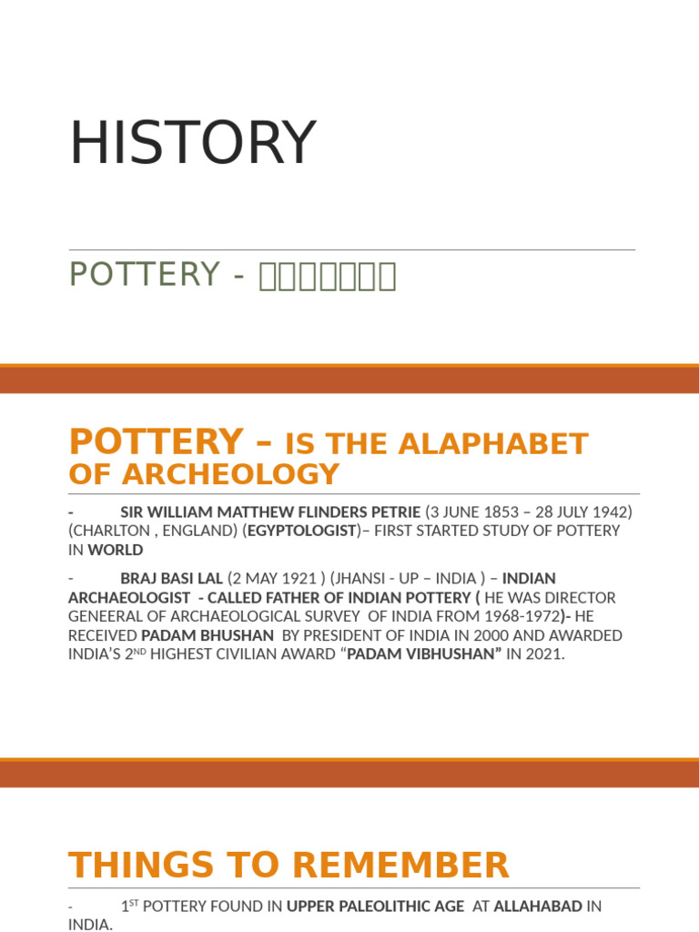 History - Pottery | PDF
