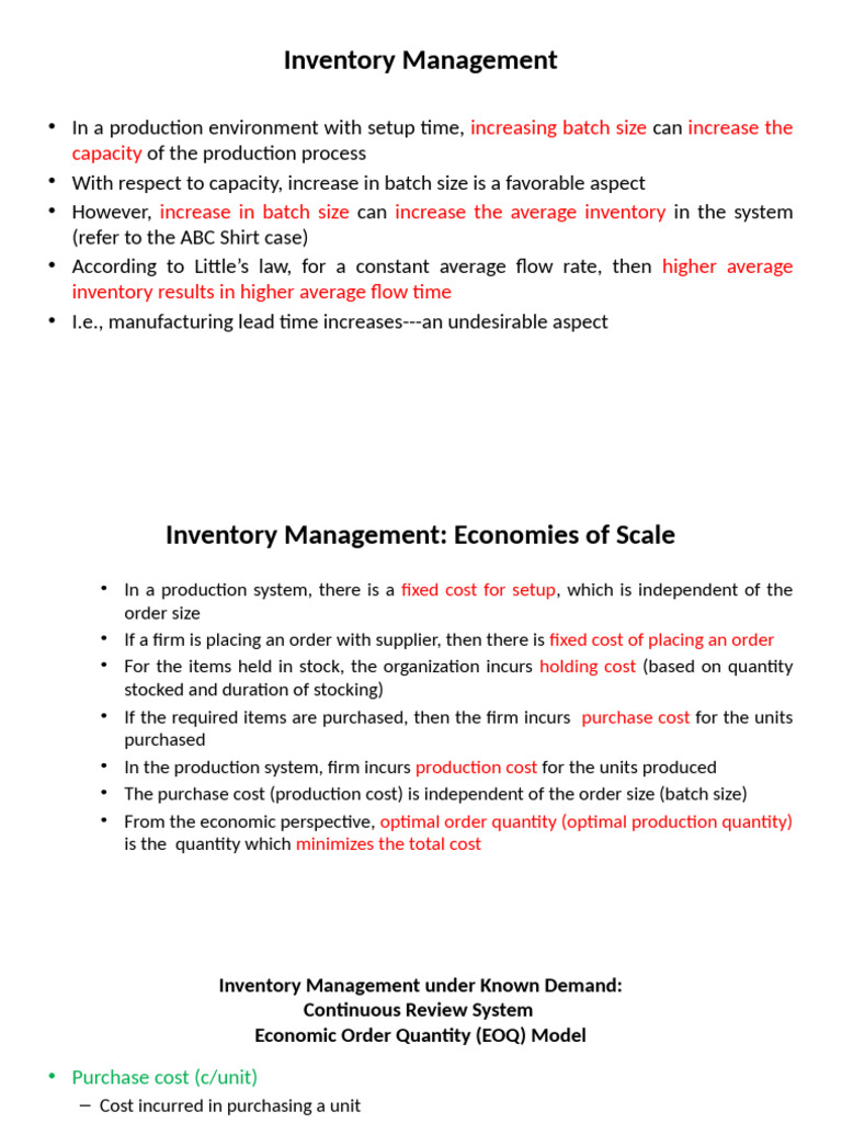 Optimizing Inventory Management Strategies | PDF | Inventory | Business