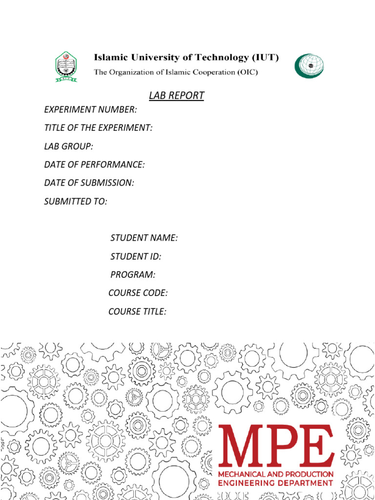 Lab Report Template for Students | PDF