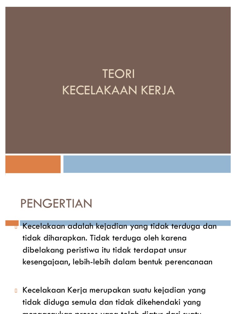 Teori Kecelakaan Kerja Swiss Cheese Model Seputar Model